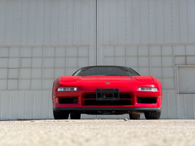 1991 Acura NSX in Formula Red over Black