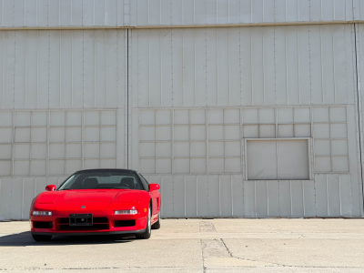 1991 Acura NSX in Formula Red over Black