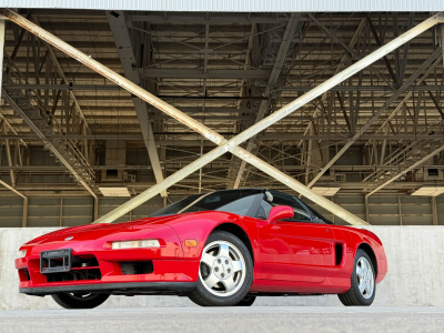 1991 Acura NSX in Formula Red over Black