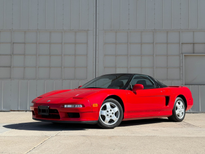 1991 Acura NSX in Formula Red over Black