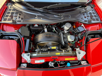 1991 Acura NSX in Formula Red over Black