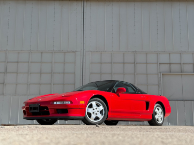 1991 Acura NSX in Formula Red over Black