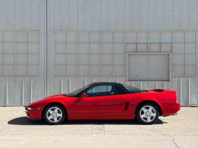 1991 Acura NSX in Formula Red over Black