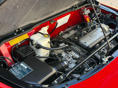 1991 Acura NSX in Formula Red over Black