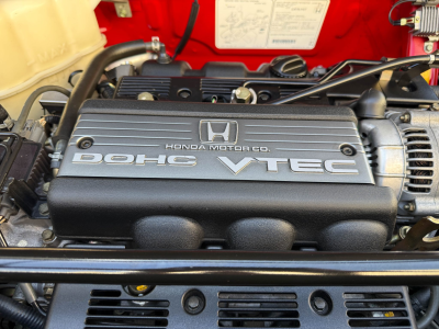 1991 Acura NSX in Formula Red over Black