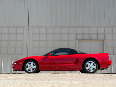 1991 Acura NSX in Formula Red over Black