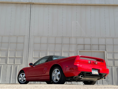 1991 Acura NSX in Formula Red over Black