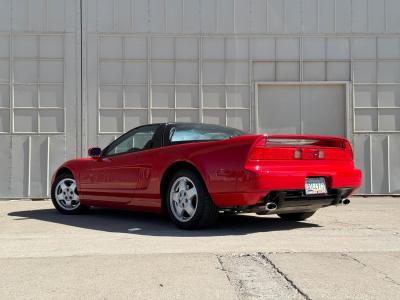 1991 Acura NSX in Formula Red over Black