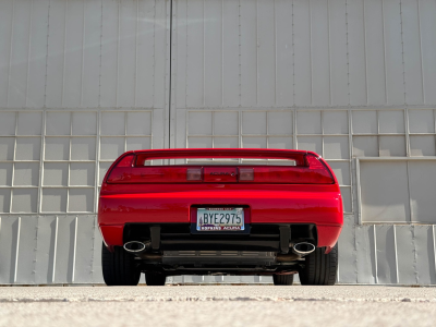 1991 Acura NSX in Formula Red over Black
