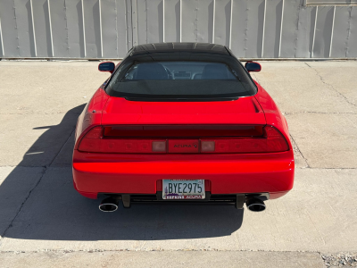 1991 Acura NSX in Formula Red over Black