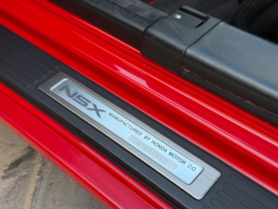 1991 Acura NSX in Formula Red over Black