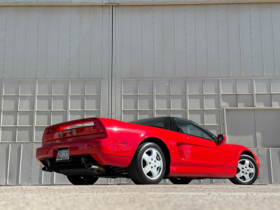 1991 Acura NSX in Formula Red over Black