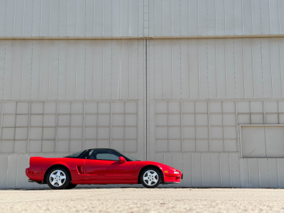 1991 Acura NSX in Formula Red over Black