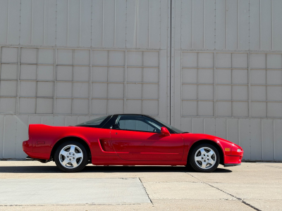 1991 Acura NSX in Formula Red over Black