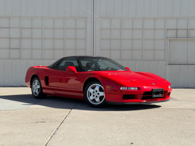 1991 Acura NSX in Formula Red over Black