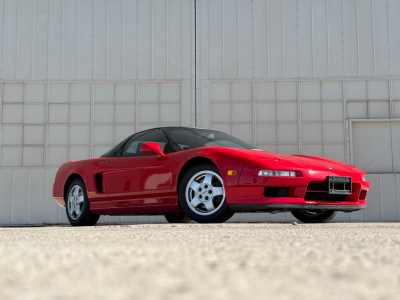 1991 Acura NSX in Formula Red over Black