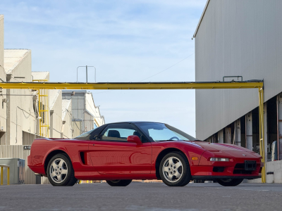 1991 Acura NSX in Formula Red over Black