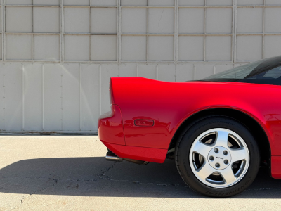 1991 Acura NSX in Formula Red over Black