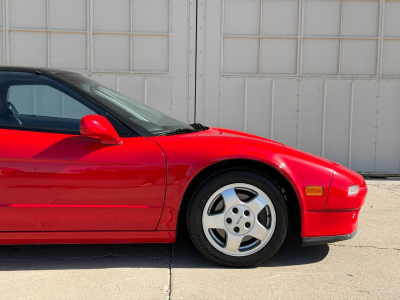 1991 Acura NSX in Formula Red over Black