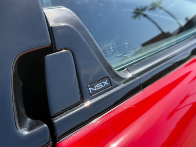 1991 Acura NSX in Formula Red over Black