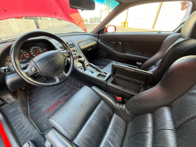 1991 Acura NSX in Formula Red over Black