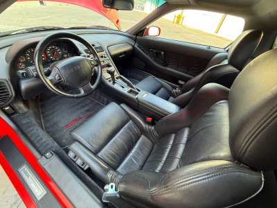 1991 Acura NSX in Formula Red over Black
