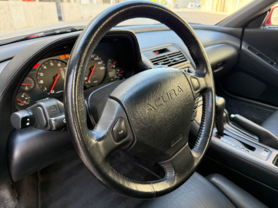 1991 Acura NSX in Formula Red over Black