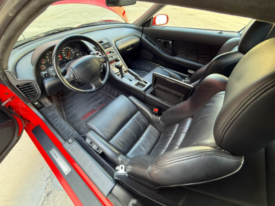 1991 Acura NSX in Formula Red over Black
