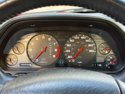 1991 Acura NSX in Formula Red over Black