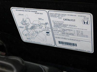 1991 Acura NSX in Berlina Black over Black