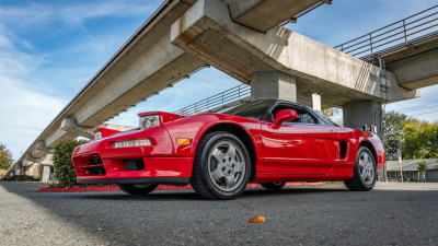 1991 Acura NSX in Formula Red over Black