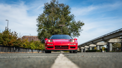 1991 Acura NSX in Formula Red over Black