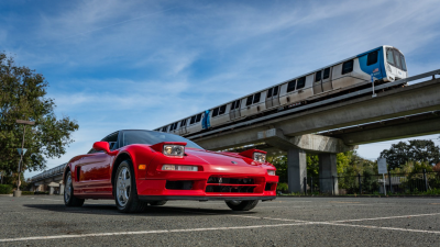 1991 Acura NSX in Formula Red over Black