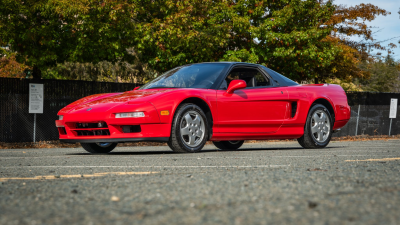 1991 Acura NSX in Formula Red over Black