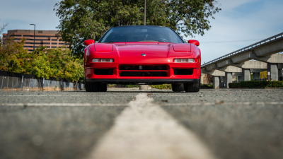 1991 Acura NSX in Formula Red over Black