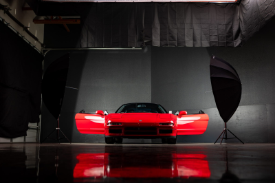 1991 Acura NSX in Formula Red over Black