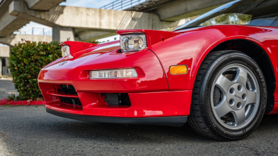 1991 Acura NSX in Formula Red over Black