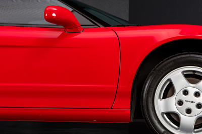 1991 Acura NSX in Formula Red over Black