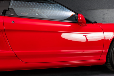 1991 Acura NSX in Formula Red over Black
