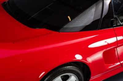 1991 Acura NSX in Formula Red over Black