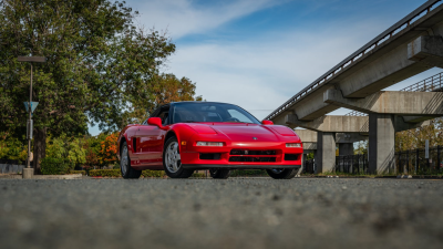 1991 Acura NSX in Formula Red over Black