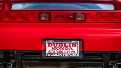 1991 Acura NSX in Formula Red over Black