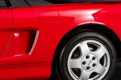 1991 Acura NSX in Formula Red over Black