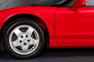 1991 Acura NSX in Formula Red over Black