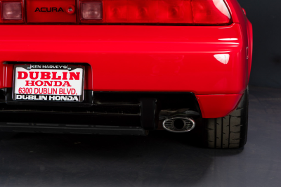 1991 Acura NSX in Formula Red over Black