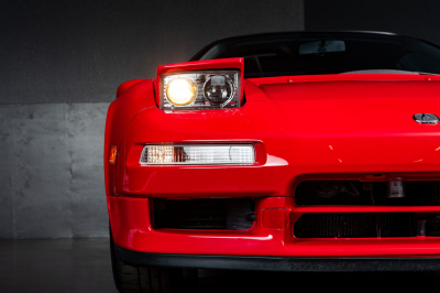 1991 Acura NSX in Formula Red over Black