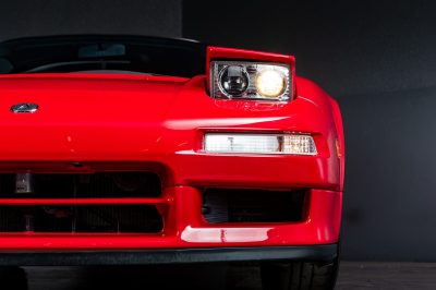 1991 Acura NSX in Formula Red over Black