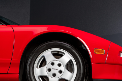 1991 Acura NSX in Formula Red over Black