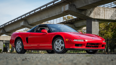 1991 Acura NSX in Formula Red over Black