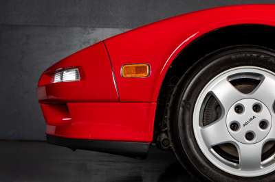 1991 Acura NSX in Formula Red over Black
